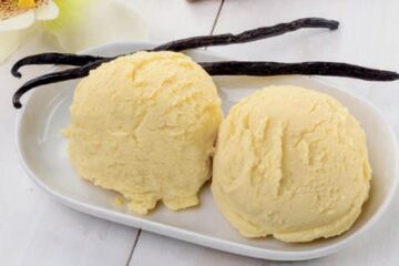 Crème glacée à la vanille de base
